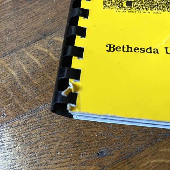 Vintage “Our Daily Bread” Bethesda United Methodist Church Vintage Cookbook 1987 - Picture 10 of 10